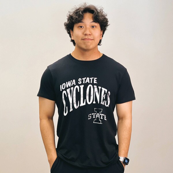 Champion® I-State Cyclones Black T-Shirt